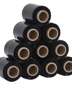 Film Estensibili 10 Pz Nero 23 µm 10 Cm X 300 M