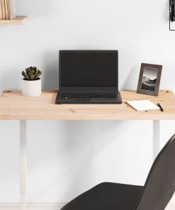 Piano Scrivania 80x40x2,5 Cm In Legno Massello Di Pino