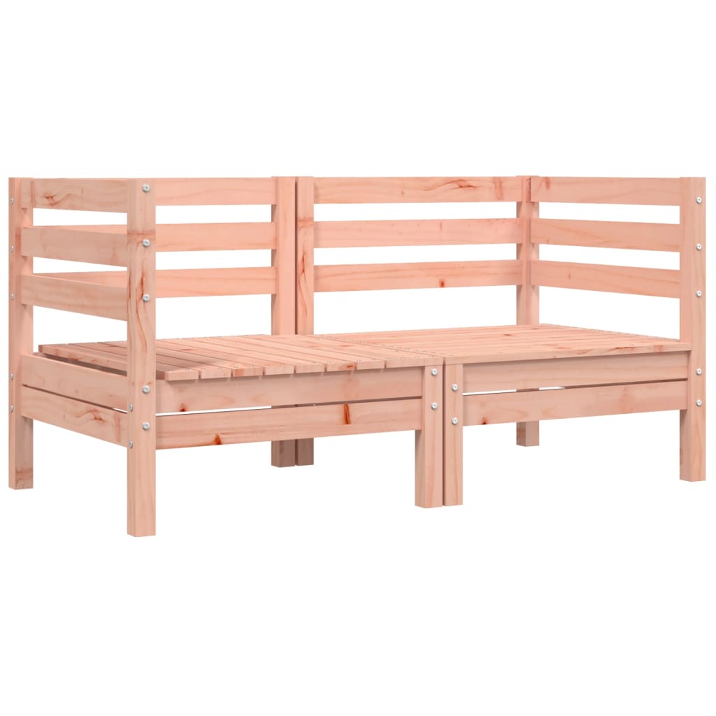Divani Angolari Da Giardino Cuscini 2pz Legno Massello Douglas