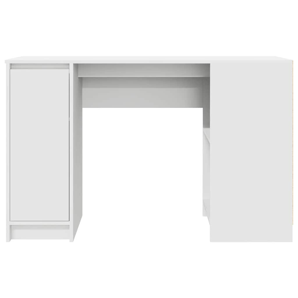 Scrivania Bianca 120x42x76 Cm In Legno Multistrato - Image 6