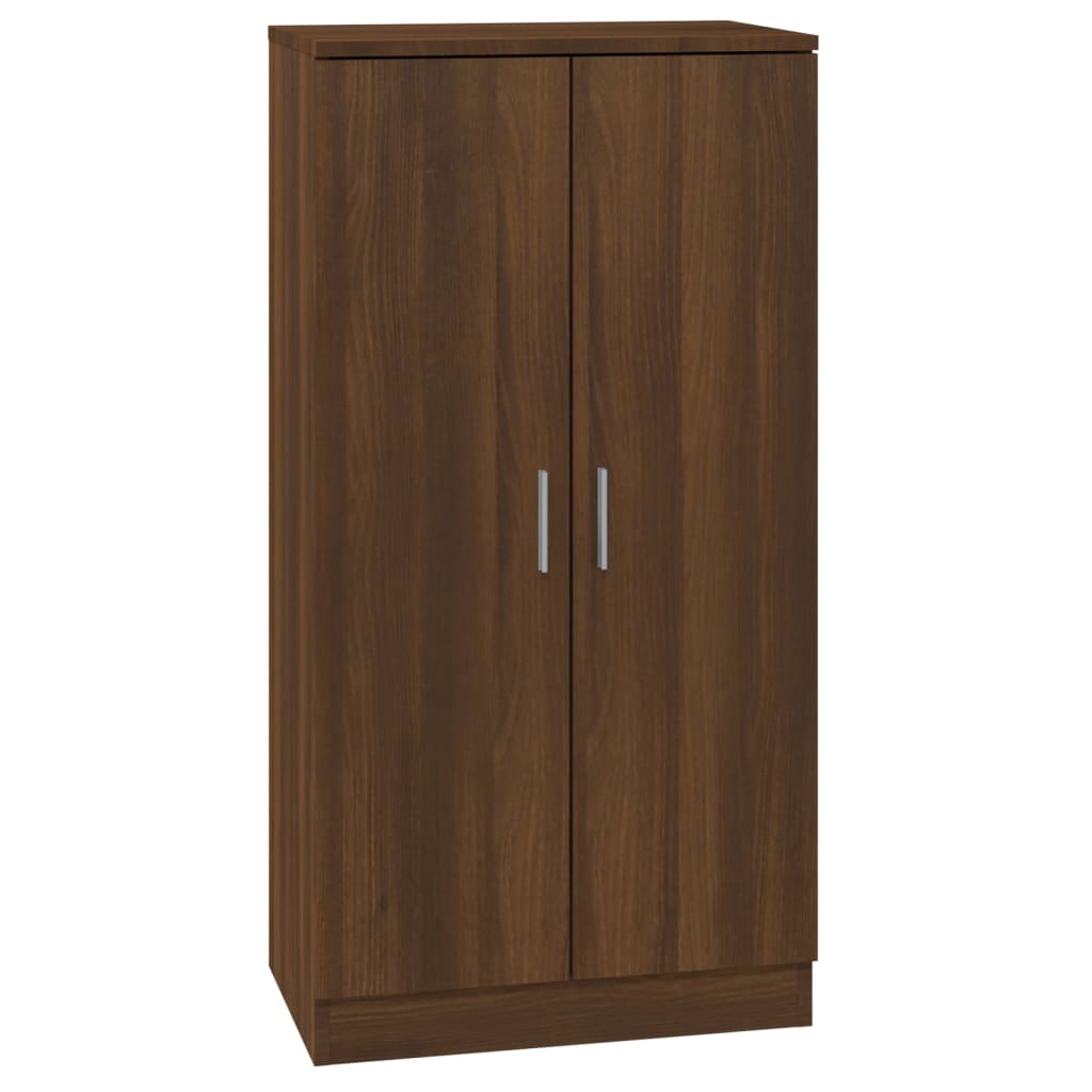 Scarpiera Rovere Marrone 55x35x108 Cm In Legno Multistrato