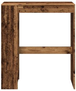 Tavolo Bar Con Rastrelliera Antico 90x40x103,5 Cm Multistrato