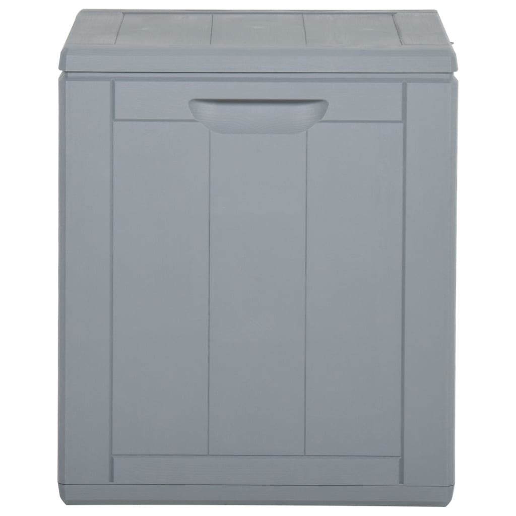 Baule Da Giardino 90 L Grigio Aspetto Legno In pp