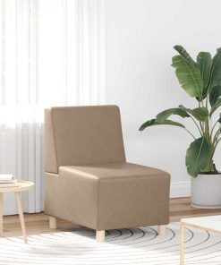 § Unità Di Divano Modulare Senza Braccioli § Cappuccino