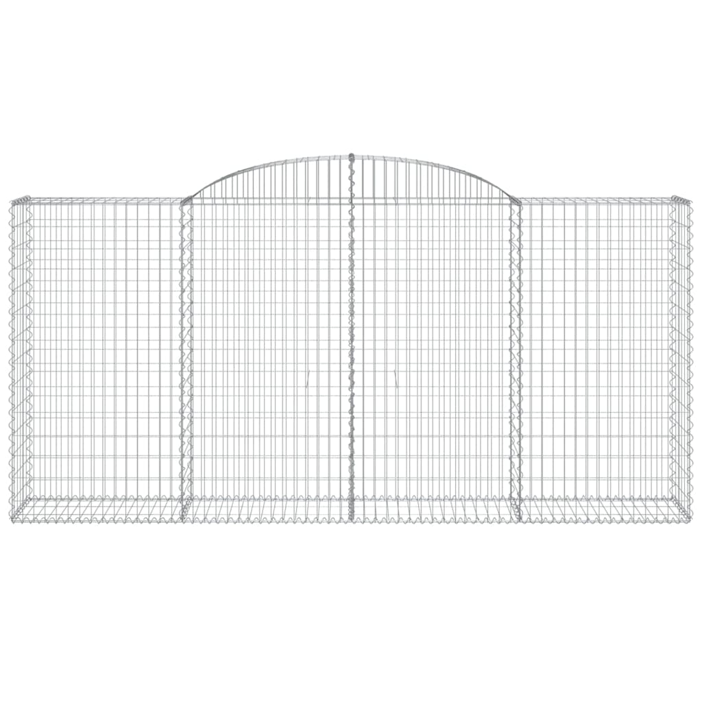 Cesti Gabbioni Ad Arco 9 Pz 300x50x140/160 Cm Ferro Zincato