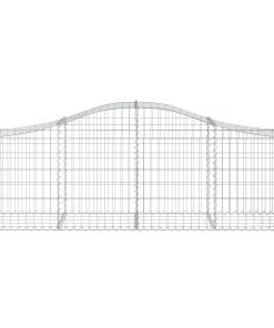 Cesti Gabbioni Ad Arco 18 Pz 200x50x60/80 Cm Ferro Zincato