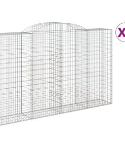 Cesti Gabbioni Ad Arco 3 Pz 300x50x180/200 Cm Ferro Zincato
