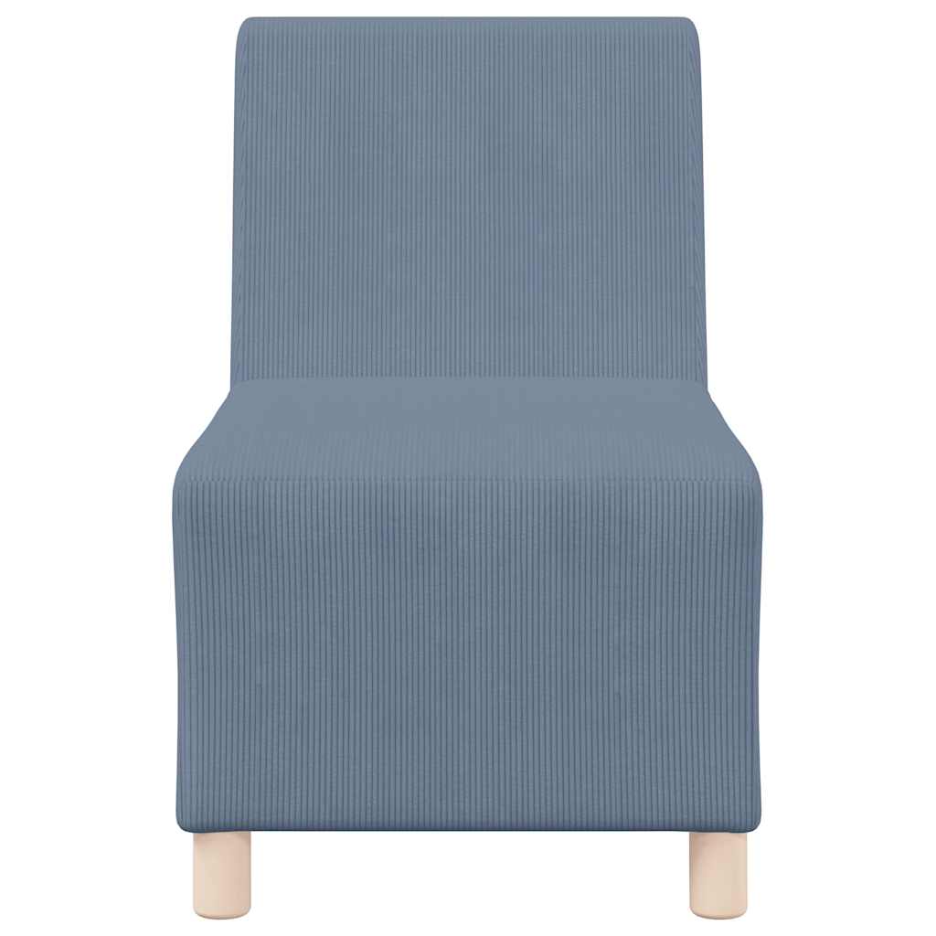 § Unità Di Divano Modulare Senza Braccioli § Blu 55 X 74 X 82 cm - Image 6