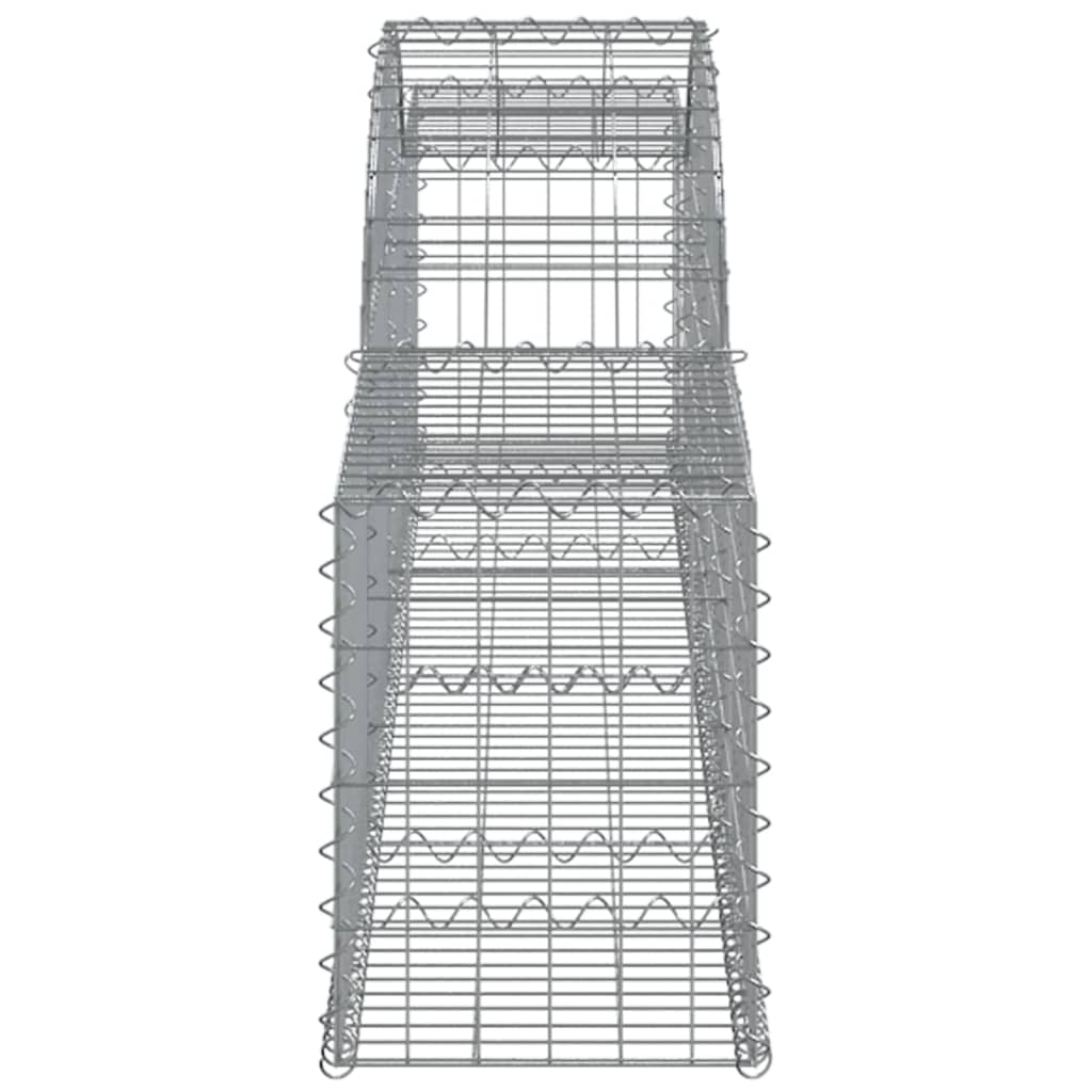 Cesti Gabbioni Ad Arco 3 Pz 300x30x40/60 Cm Ferro Zincato