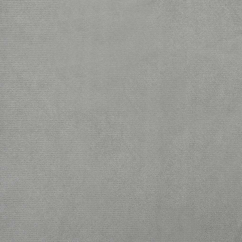 Lettino Per Cani Grigio Chiaro 100x50x21 Cm In Velluto - Image 2