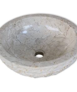 Lavandino In Marmo 40 Cm Crema