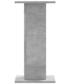 Supporti Altoparlanti 2 Pz Grigio 30x30x40 Cm Legno Multistrato