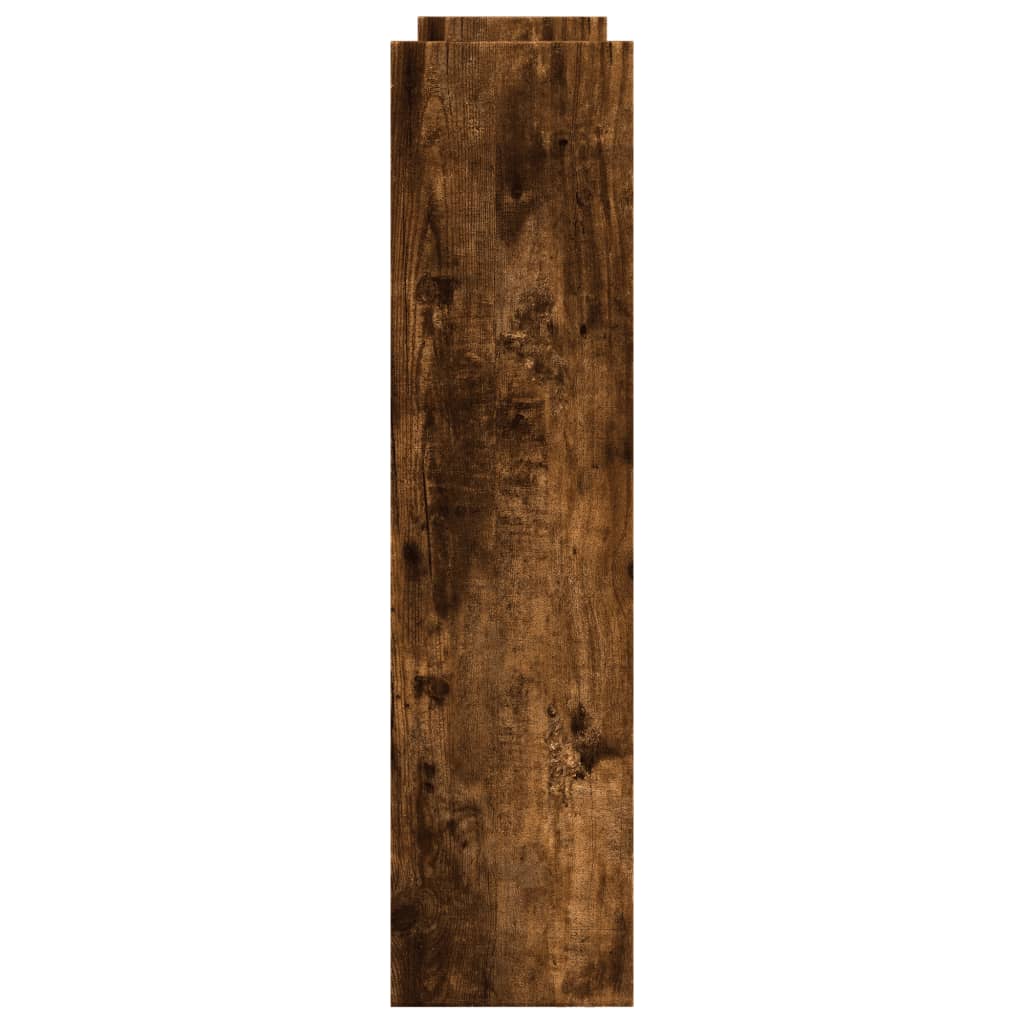 Carrello Stretto A 4 Livelli Rovere Fumo In Truciolato - Image 6