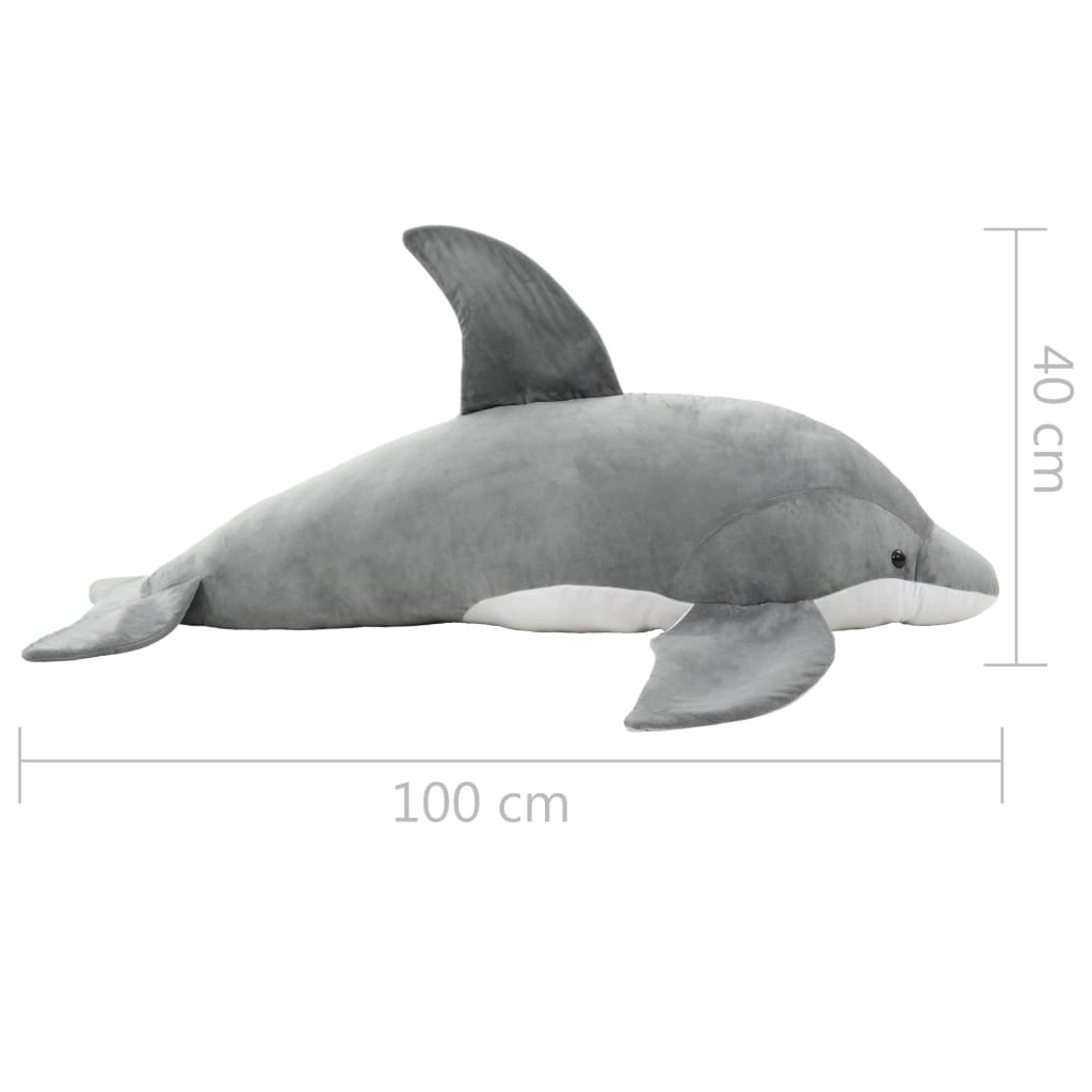 Giocattolo Di Peluche Delfino Grigio