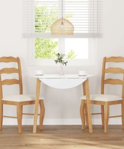 Sedie Da Pranzo Con Cuscini 2 Pz Naturale Legno Massello Hevea