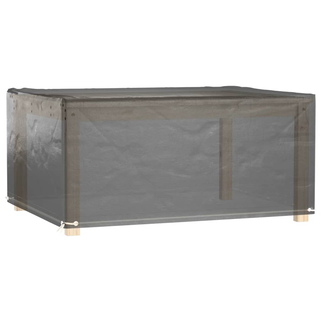 Copri Mobili Giardino 2pz 8 Occhielli 160x120x75cm Rettangolare - Image 3