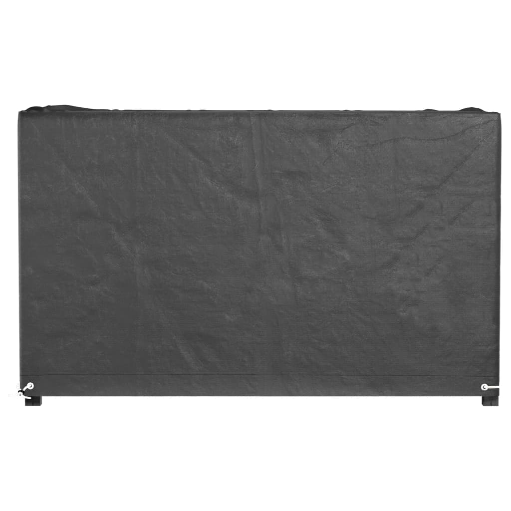Copri Mobili Giardino 2pz 8 Occhielli 160x120x75cm Rettangolare