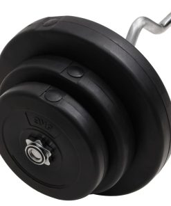 Bilanciere Curvo Con Dischi 60 kg