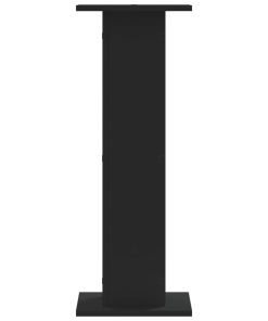 Supporti Altoparlanti 2 Pz Neri 30x30x80cm In Legno Multistrato