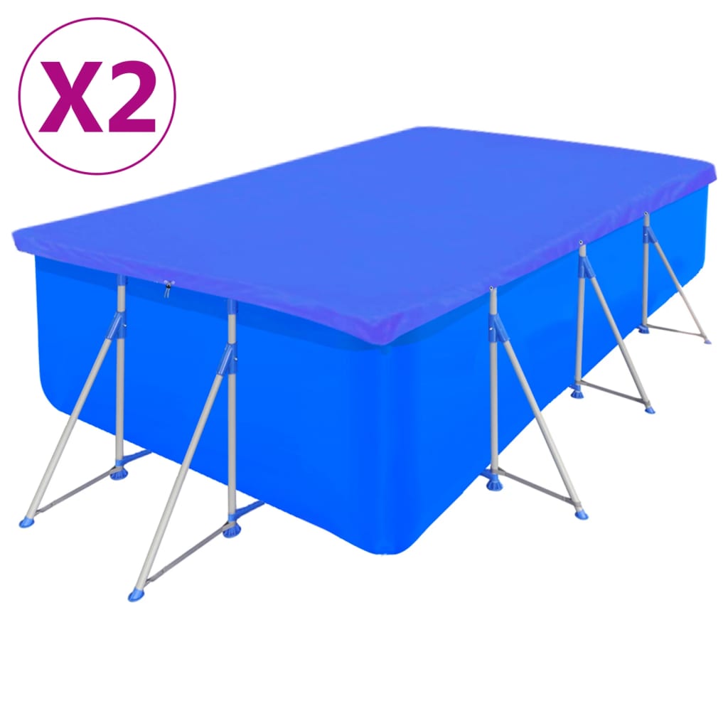 Coperture Per Piscina 2 Pz Pe Rettangolari 90 G/mq 540x270 cm - Image 4
