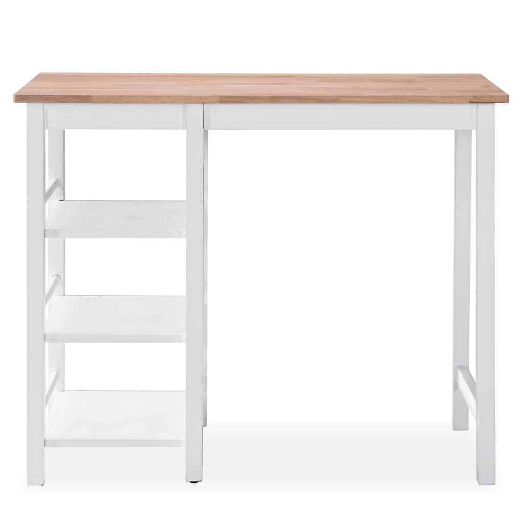 Set Da Bar 3 Pz In Mdf Bianco