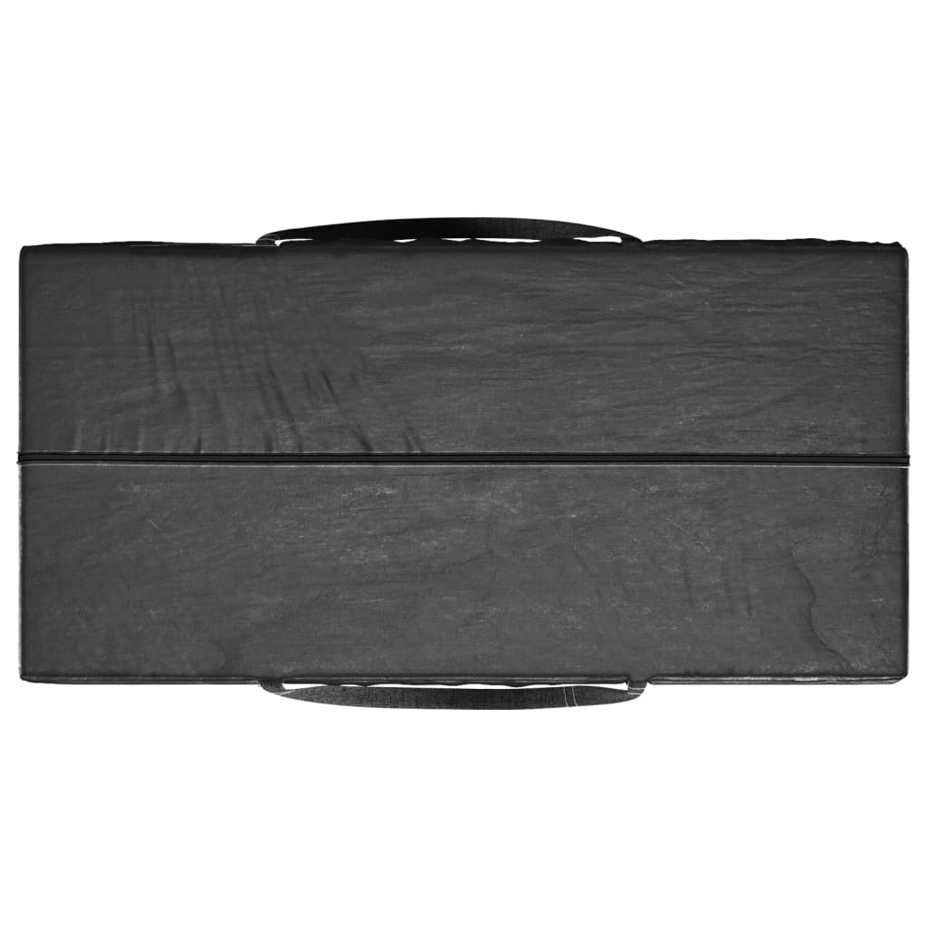 Borse Porta Cuscini Giardino 2pz Nere 150x75x75 Cm Polietilene - Image 6
