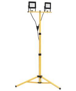 Faretto A Led Con Treppiede 2x30 W Bianco Freddo