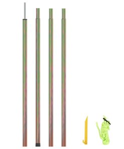 Asta Per Parasole A Vela 250 Cm Acciaio Zincato