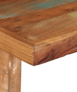 Tavolo Da Pranzo 110x55x78 Cm In Legno Massello Di Recupero