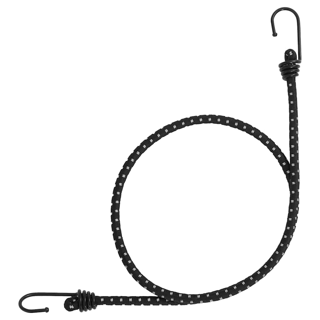 Corde Elastiche Con Strisce Riflettenti E Ganci 10 Pz 100 cm - Image 5