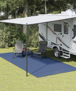 Tappeto Da Tenda Blu 5,5x2,5 M