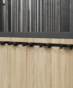 Gancio Per Briglia Per 5 Briglie Nero In Ferro