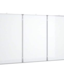 Lavagna Magnetica Pieghevole 180x100x1,7 Cm In Alluminio