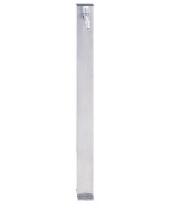 Colonna D'acqua Da Giardino 100 Cm Acciaio Inox Quadrato