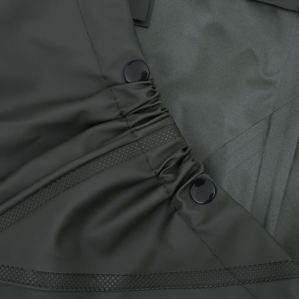 Wader Da Pesca Con Pettorina E Stivali Verde Scuro Taglia 43