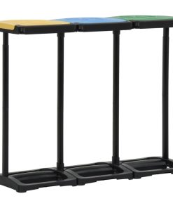 Supporti Sacchi Rifiuti Con Coperchio 240-330 L Multicolori pp