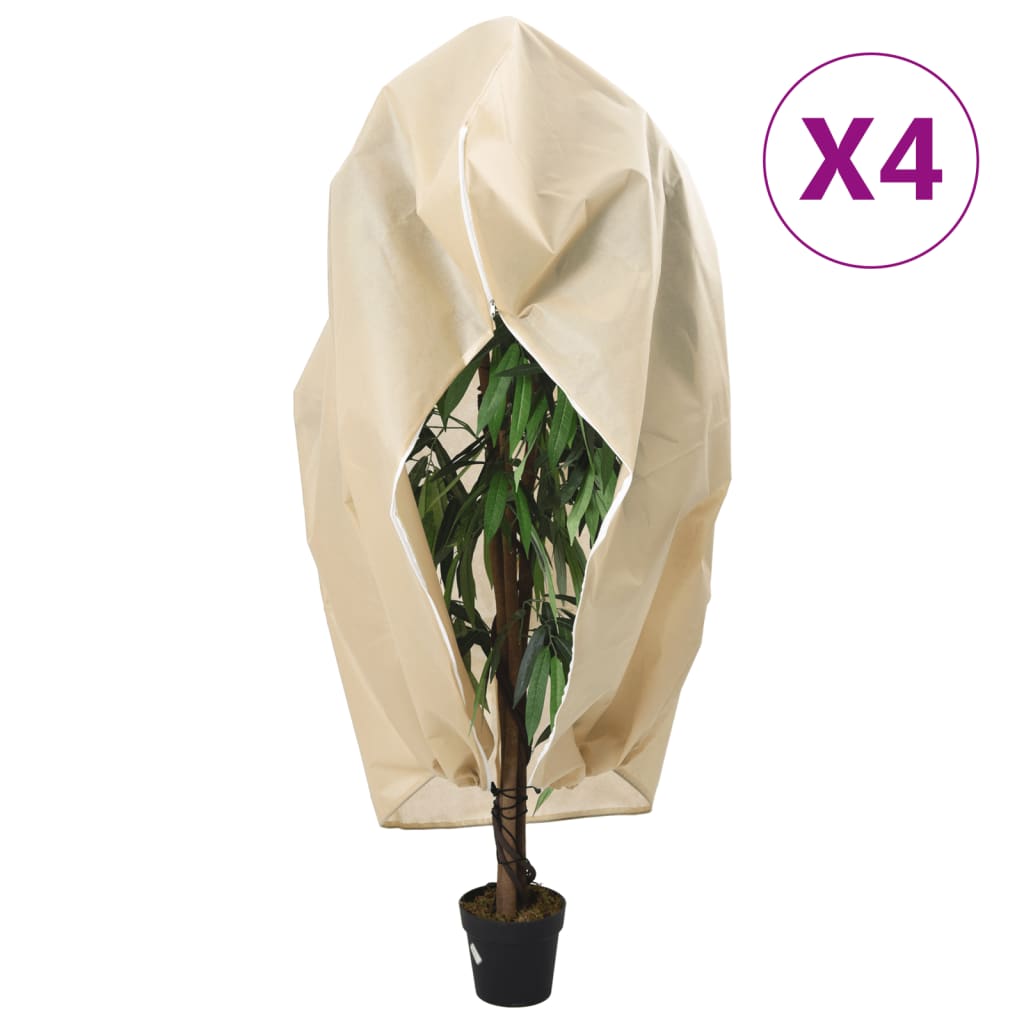 Coperture Con Cerniera Per Piante 4pz 70 G/m² 3,93x3 M