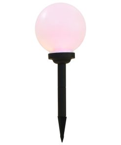 Lampade Solari Da Esterni Sferiche 3 Pz Led Rgb 20 cm