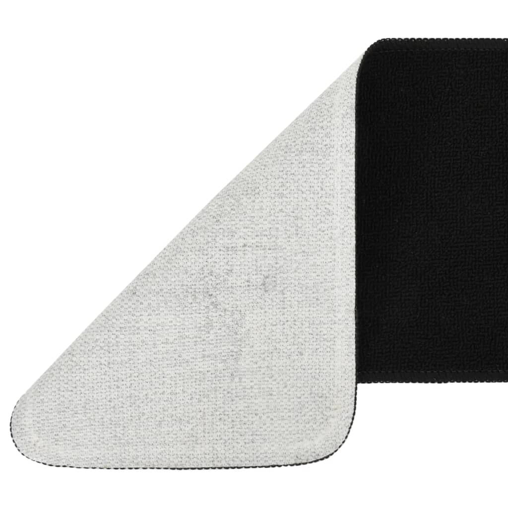 Tappetini Per Scale 15 Pz 60x25cm Neri Antiscivolo Rettangolari - Image 4