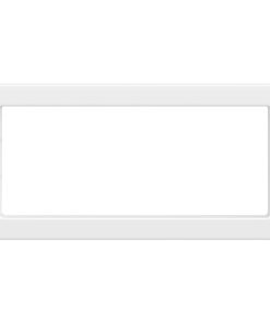 Reggimensole Per Lavabo 2 Pz Bianche Rettangolari In Acciaio