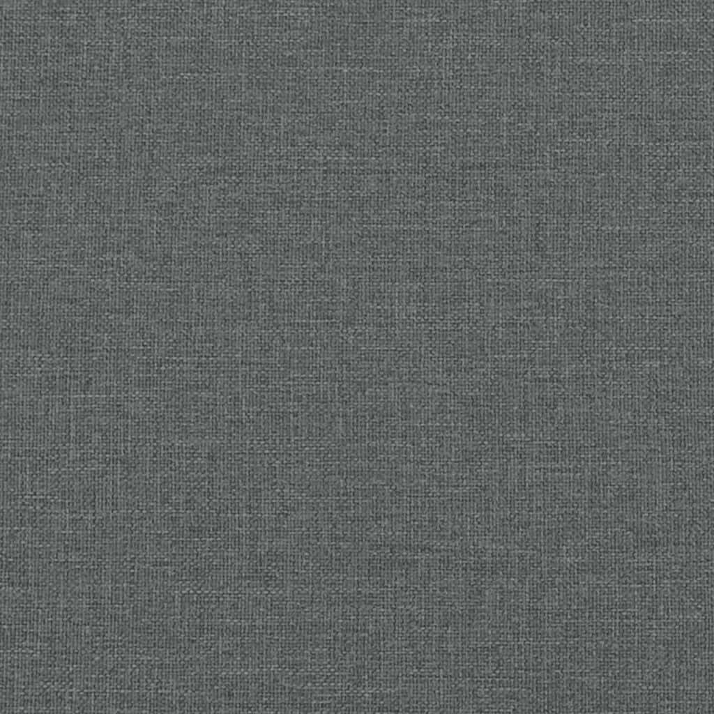 Poltrona Con Poggiapiedi Grigio Scuro 60 Cm In Tessuto - Image 5