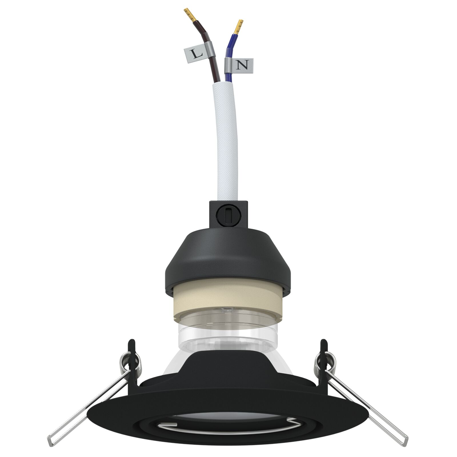 Spotlights Con I Riflettori 6 Pcs Nero 9 X 9 Cm Metallo - Image 4