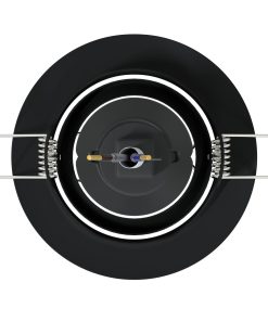 Spotlights Con I Riflettori 6 Pcs Nero 9 X 9 Cm Metallo