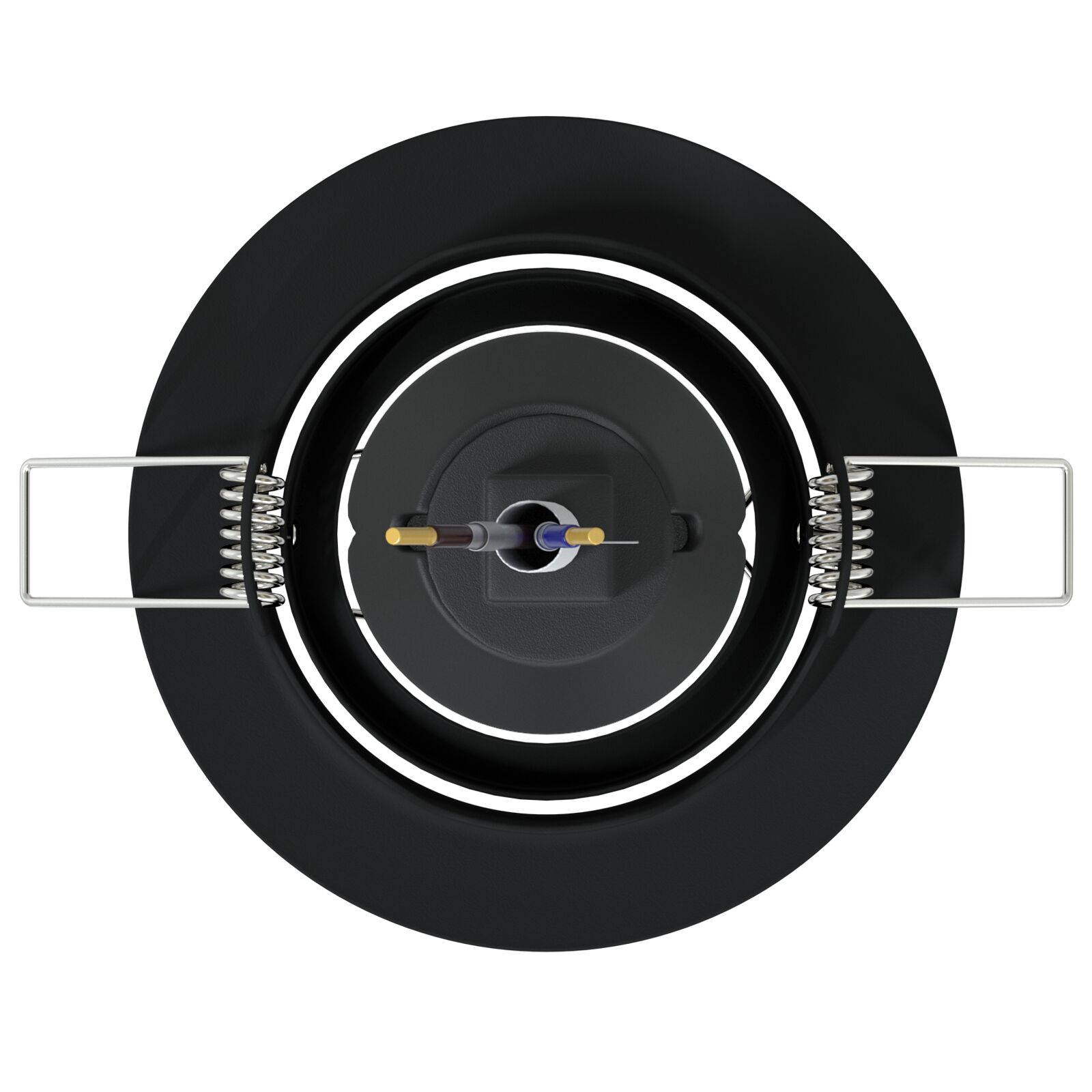 Spotlights Con I Riflettori 6 Pcs Nero 9 X 9 Cm Metallo