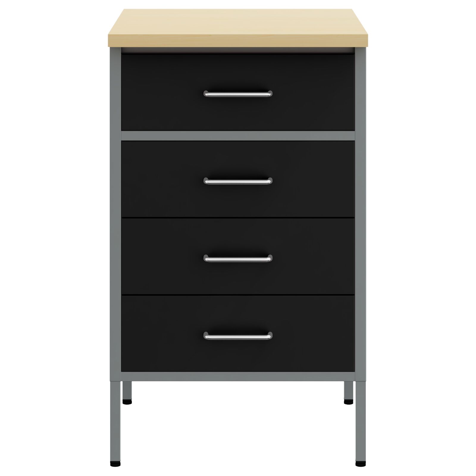 Banco Da Lavoro Con Cassetto Nero E Grigio 50 X 55 X 85 cm - Image 4