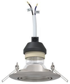 Spotlights Con I Riflettori 6 Pcs Argento 9 X 9 Cm Metallo