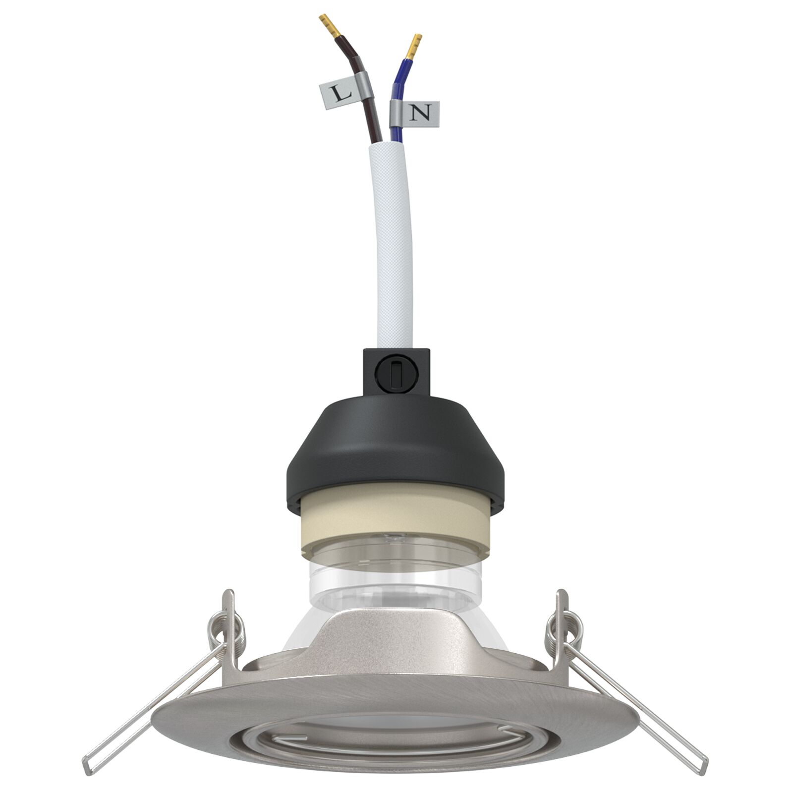 Spotlights Con I Riflettori 6 Pcs Argento 9 X 9 Cm Metallo