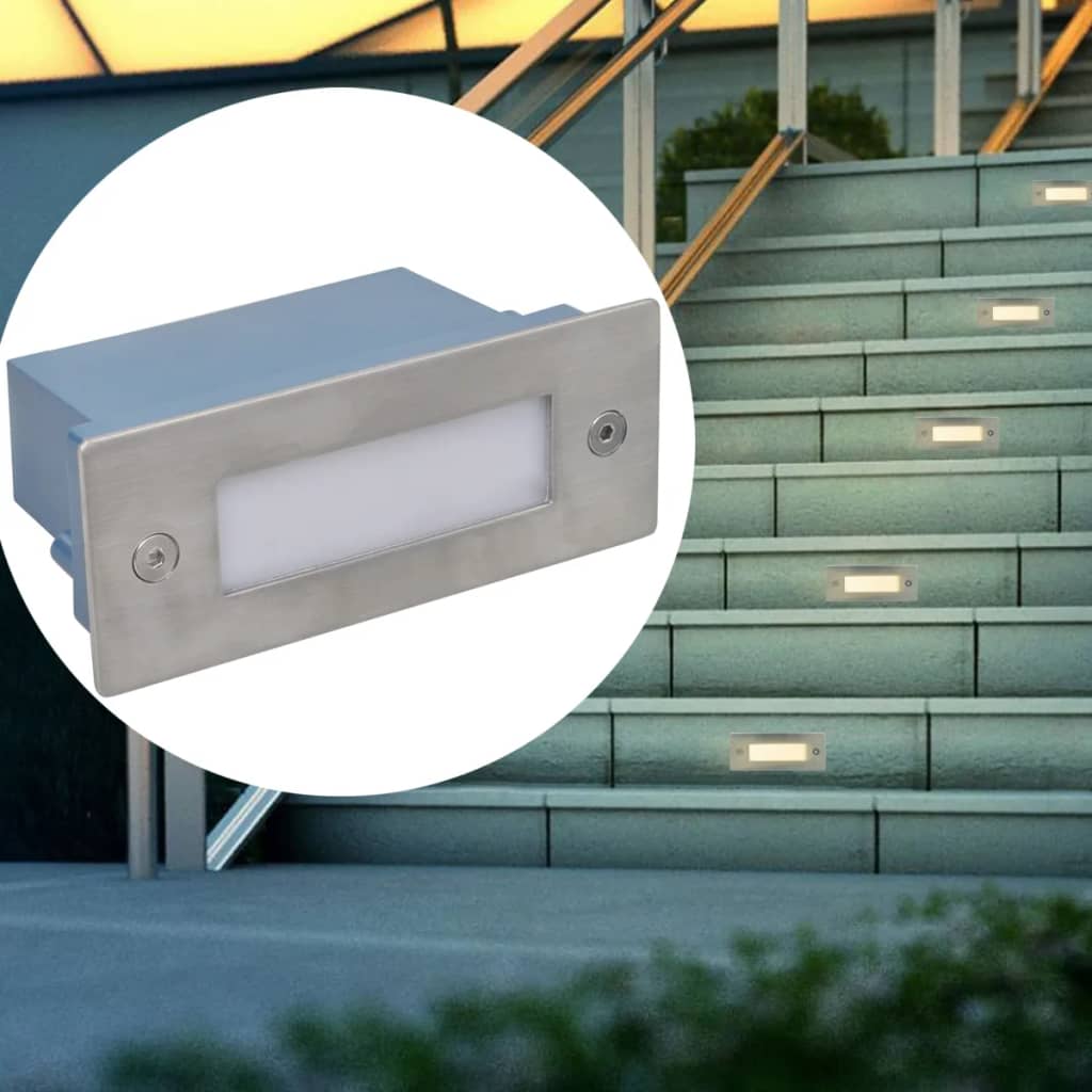 Lampade Da Incasso A Led 12 Pz Per Scale 44x111x56 mm