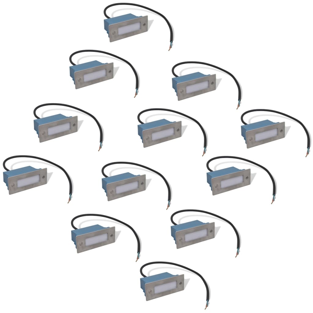 Lampade Da Incasso A Led 12 Pz Per Scale 44x111x56 mm - Image 3