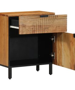 Armadio Da Notte Con Cassetto Marrone 50 X 33 X 60 cm